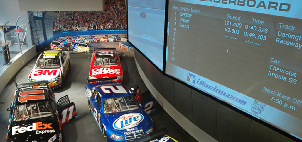 Nascar Hall of Fame cars